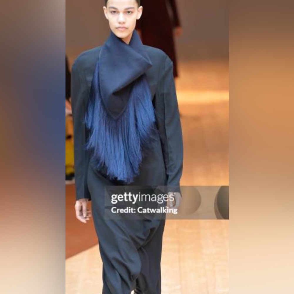 Celine Black Long Sleeve Dress